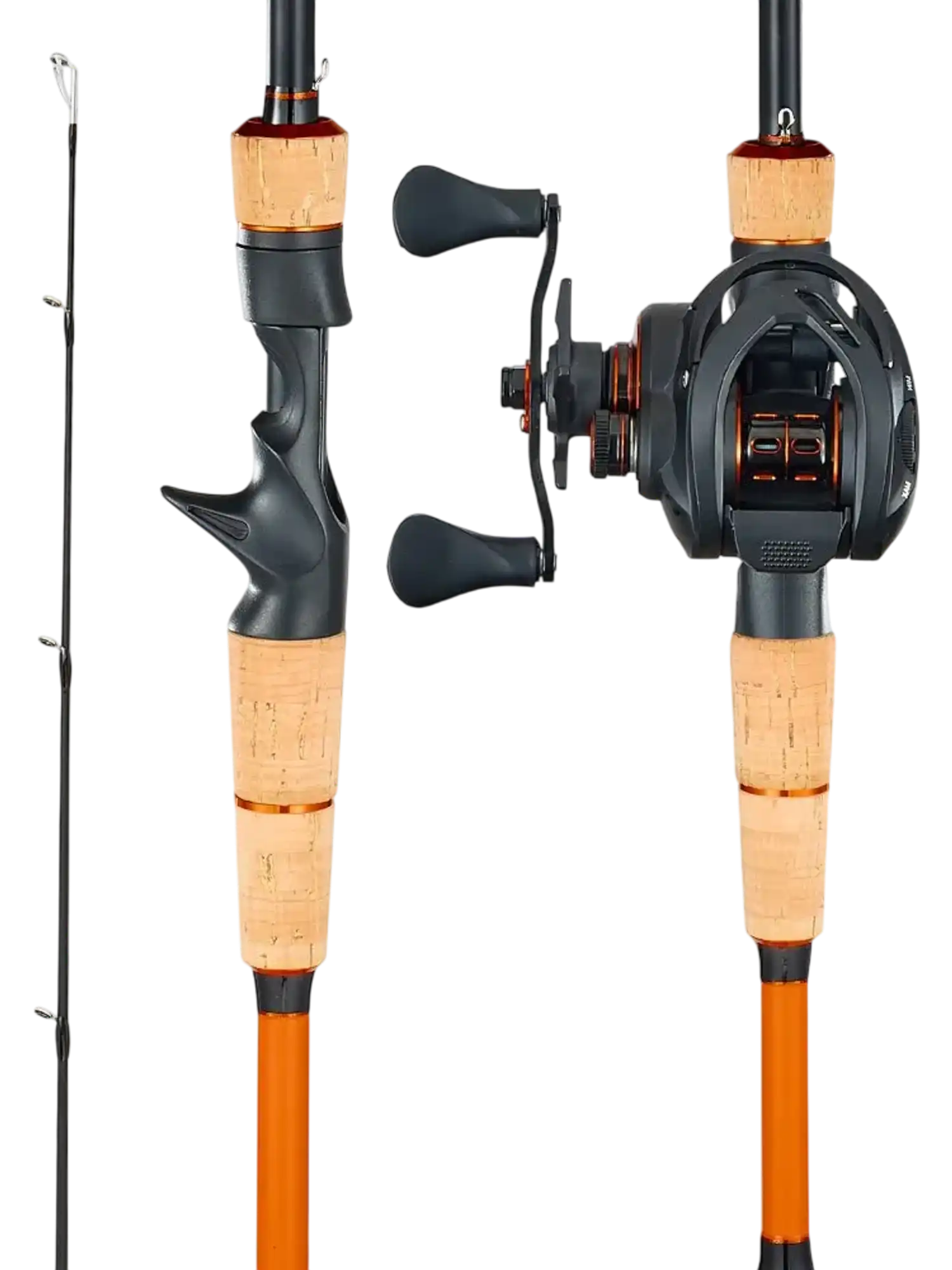 Vevor Rod and Reel Combo IM7 Carbon Fiber Baitcasting Bass Fishing Pole 7' New