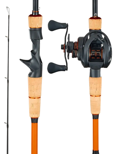 Vevor Rod and Reel Combo IM7 Carbon Fiber Baitcasting Bass Fishing Pole 7' New