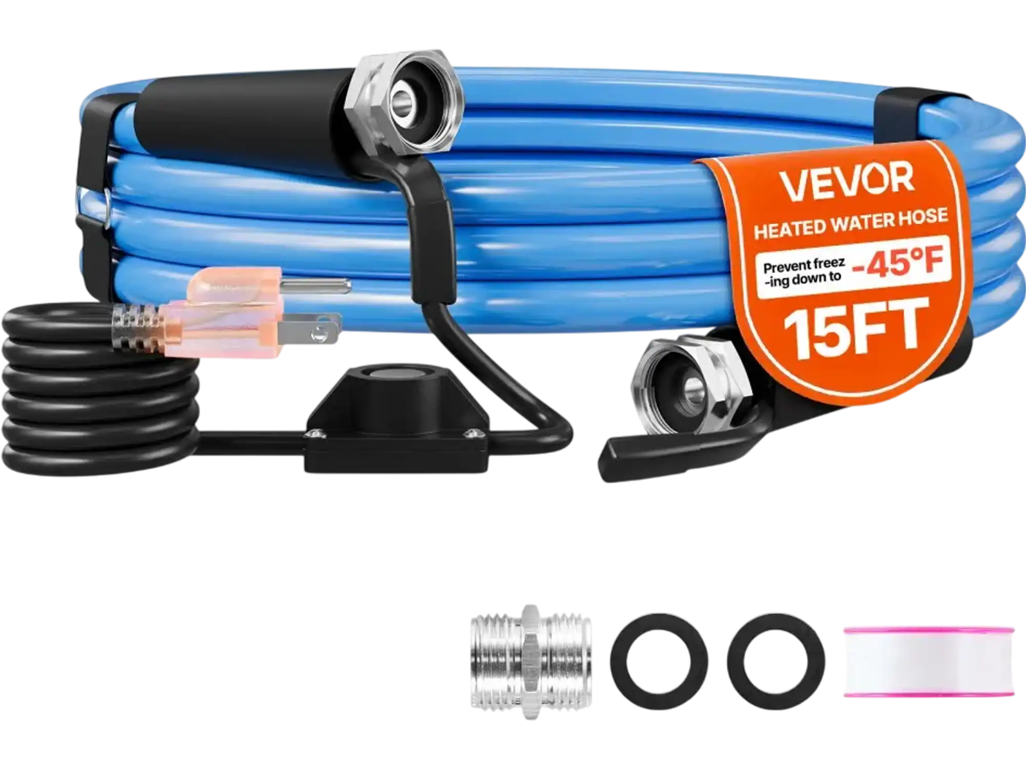 Vevor Heated Water Hose 15' RV Drinking Water Hose New