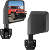 VEVOR Tube Door Side Mirrors, Compatible with Jeep Wrangler CJ7 YJ TJ JK JL/Gladiator JT/Cherokee XJ, DOT-Certified Side View Mirrors for Half Tubular Doors, Up/Down/Left/Right Adjustable, 1 Pair