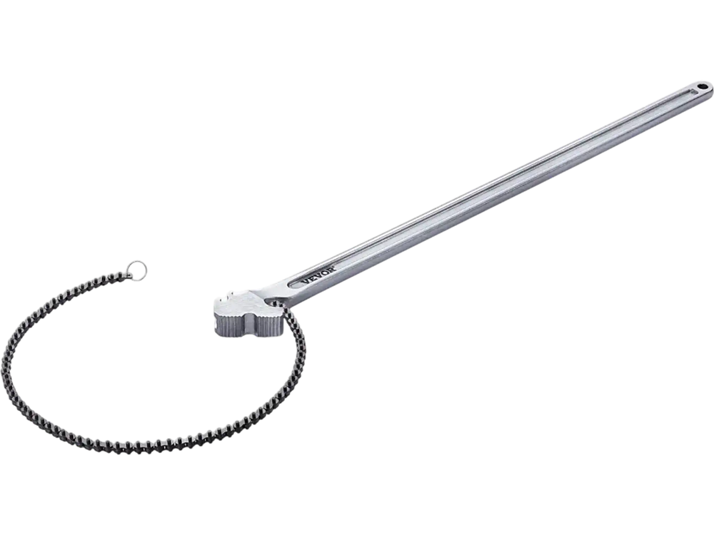VEVOR Chain Wrench, 48 inch Chain Pipe Wrench, 13.4 inch Diameter Capacity, CRV Reversible Pipe Fitting Tool Wrench with High Strength Jaw and Ergonomic Handle, for Pipe Installation and Car Repair