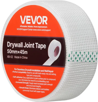 VEVOR Drywall Mesh Tape, 1.97 inch W x 147.64 ft L Self-Adhesive Fiberglass Drywall Joint Tape, 36 Rolls Dry Wall Patch for Easy Sheetrock Ceiling Crack Repair, to Achieve Smooth Even Wall Surface