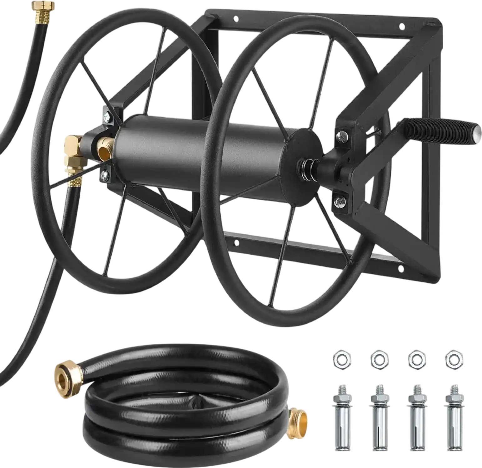Vevor Hose Reel Wall Mounted Garden 200' 5/8