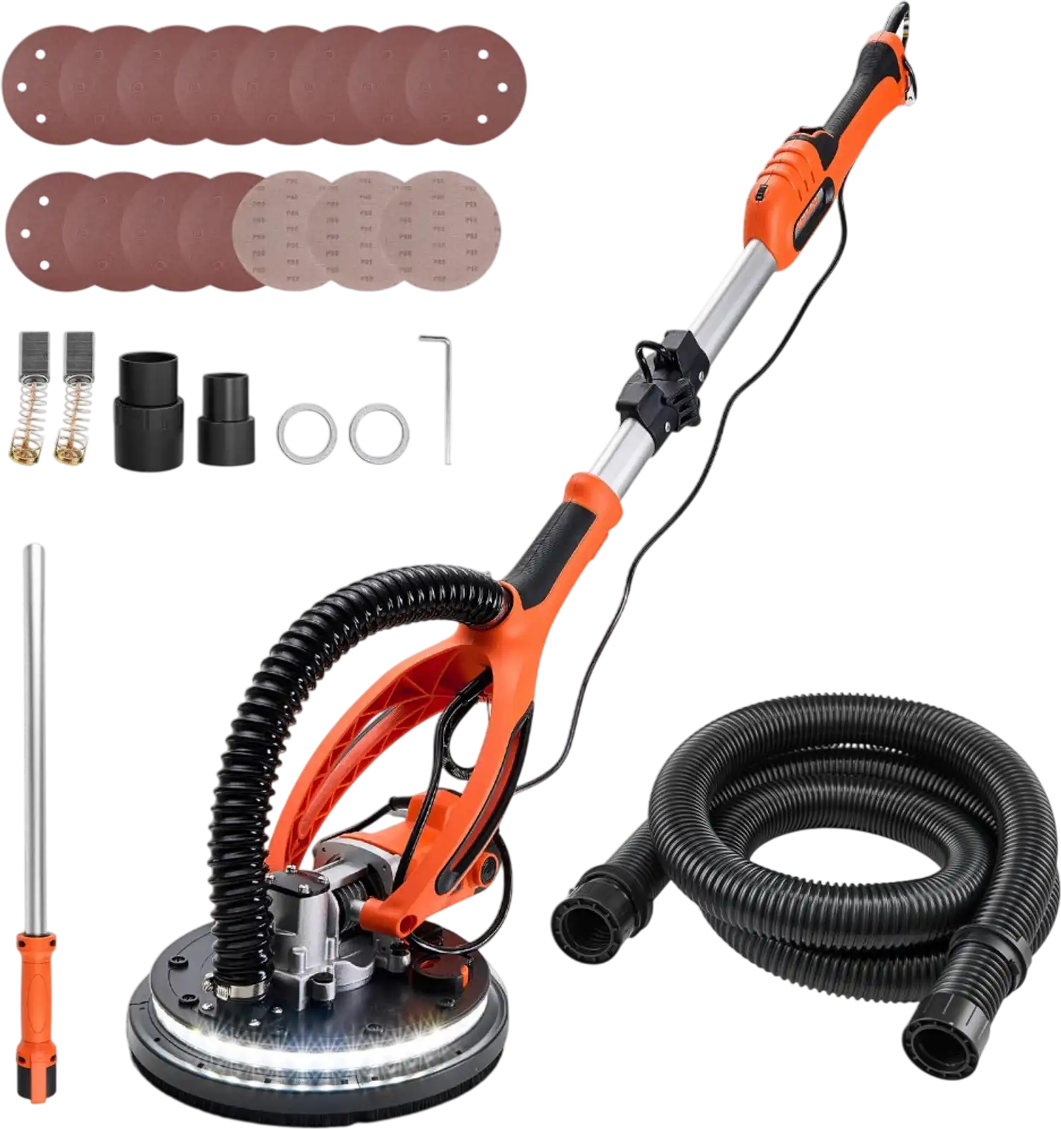 Vevor Drywall Sander Electric Popcorn Ceiling Removal Tool with LED Light New