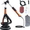 VEVOR Wall Smoother, 900W Power Tool, Includes 12 Sanding Pads, Adjustable Speeds from 800-1800 RPM, 3 Vacuum Tubes, Collapsible Design for Ceilings, Dual LED, Telescopic Grip & Dust Collector