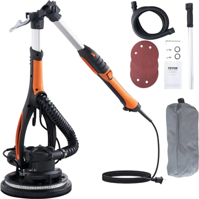 Vevor Drywall Sander Lightweight 900W Variable Speed Self-Suction New