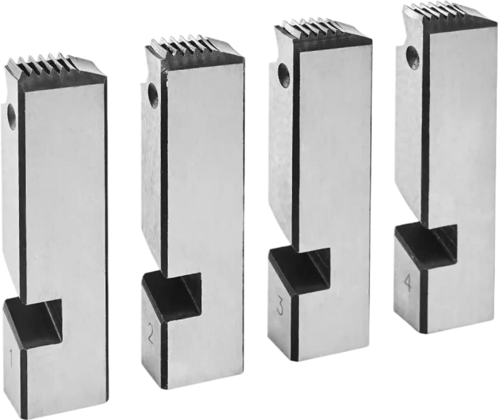 VEVOR Threading Machine Dies, 1"-2" NPT Pipe Dies(4 Packs), Right-Handed HSS Pipe Threading Dies, Fit VEVOR Integrated Pipe Threading Machines