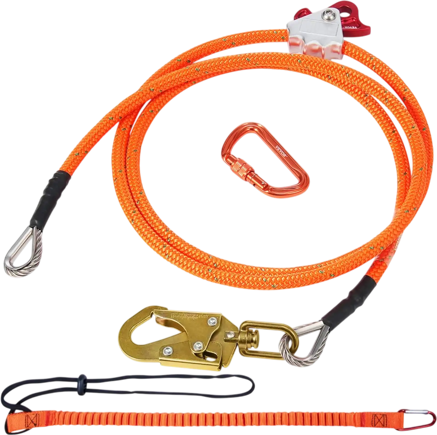 Vevor Flipline 10' Steel Core Arborist Line for Tree Climbing New