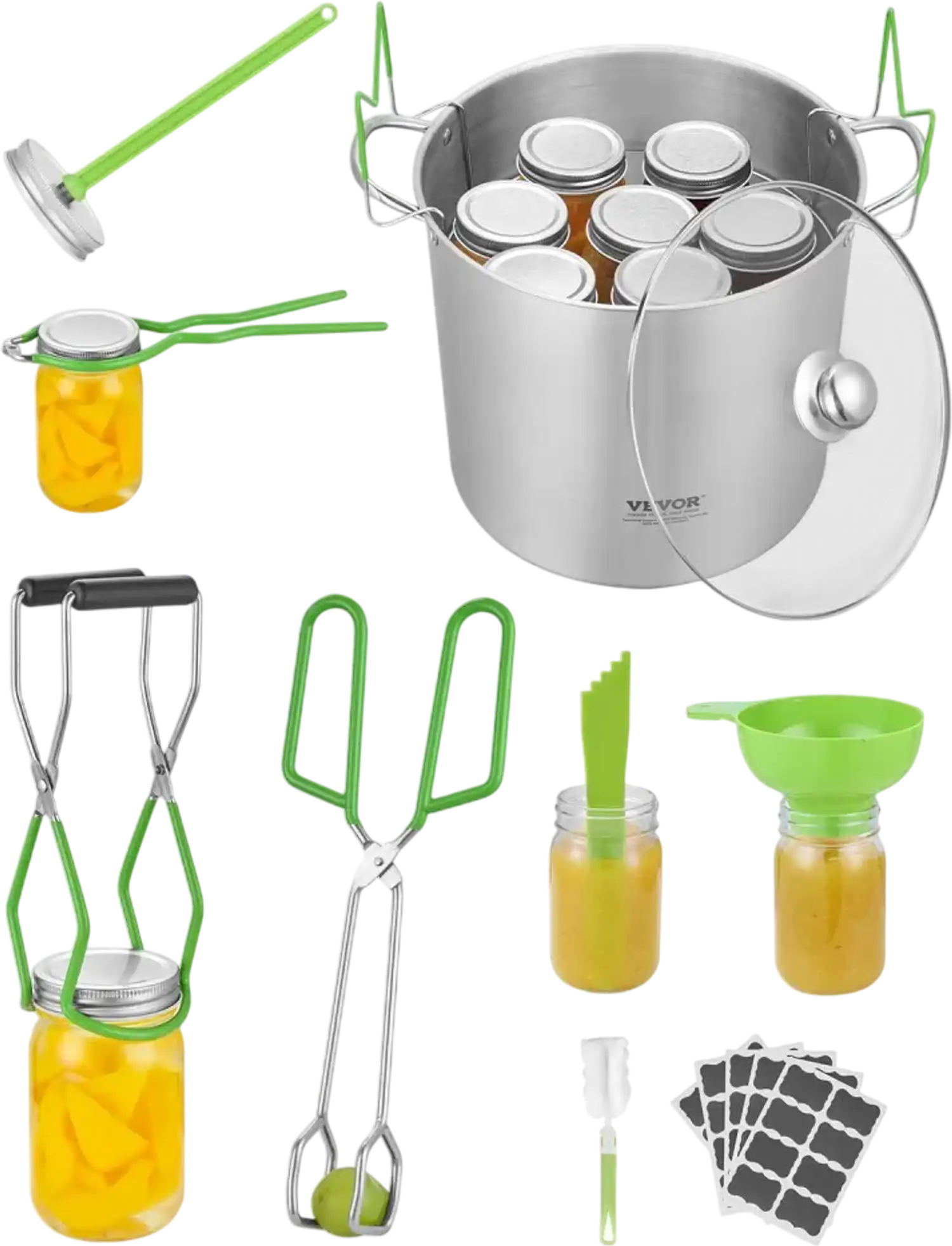 Vevor Water Bath Canning Kit 9-Piece Stainless Steel Starter Set New
