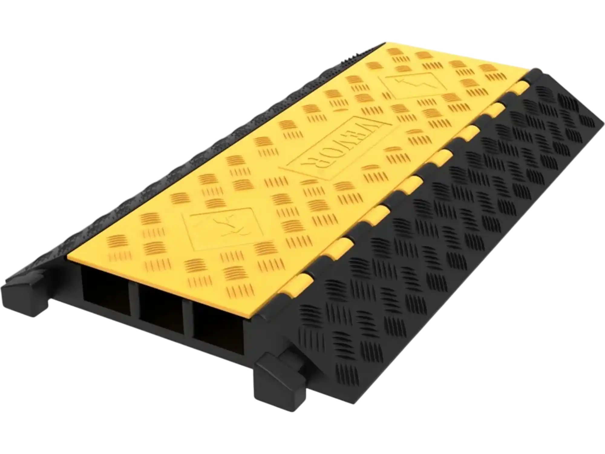 Vevor Cable Protector Ramp 3-Channel Rubber Guard 37