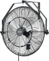 VEVOR Wall Mount Fan, 20 in Wall Mounted Hanging Fan with Mist, IP44-rated Protection, 3-Speed, Long Airflow Distance, Adjustable Rotation Angle, Powerful for Industry, Commercial, Garage, Workshop