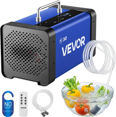 Vevor Ozone Generator Commercial Ozone Machine 30000 mg/h LCD Touchscreen New
