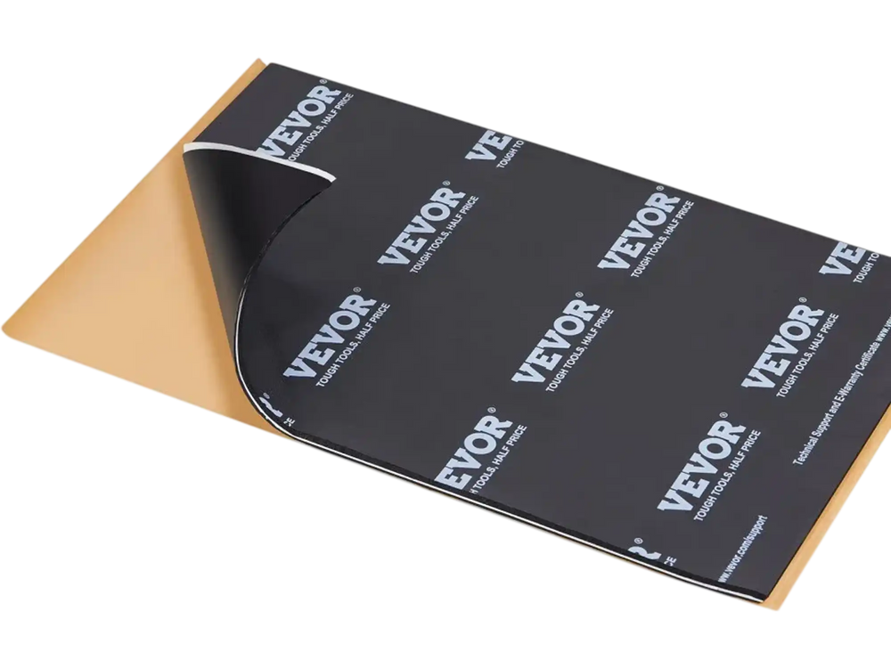 VEVOR Car Sound Deadening Mat, 200 mil 25 sqft Car Sound Dampening Material, Butyl Automotive Sound Deadener, Noise Insulation and Vibration Dampening Material for Car