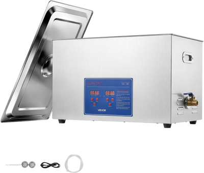 Vevor Ultrasonic Cleaner 30L-Class 40kHz Stainless Steel Cleaning Machine New