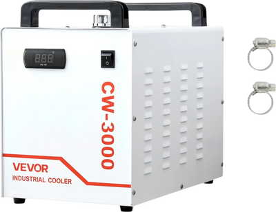 Vevor Industrial Water Cooler Air-Cooled Water Cooling System for 60W CO2 Laser Engraving & Cutting Machines New