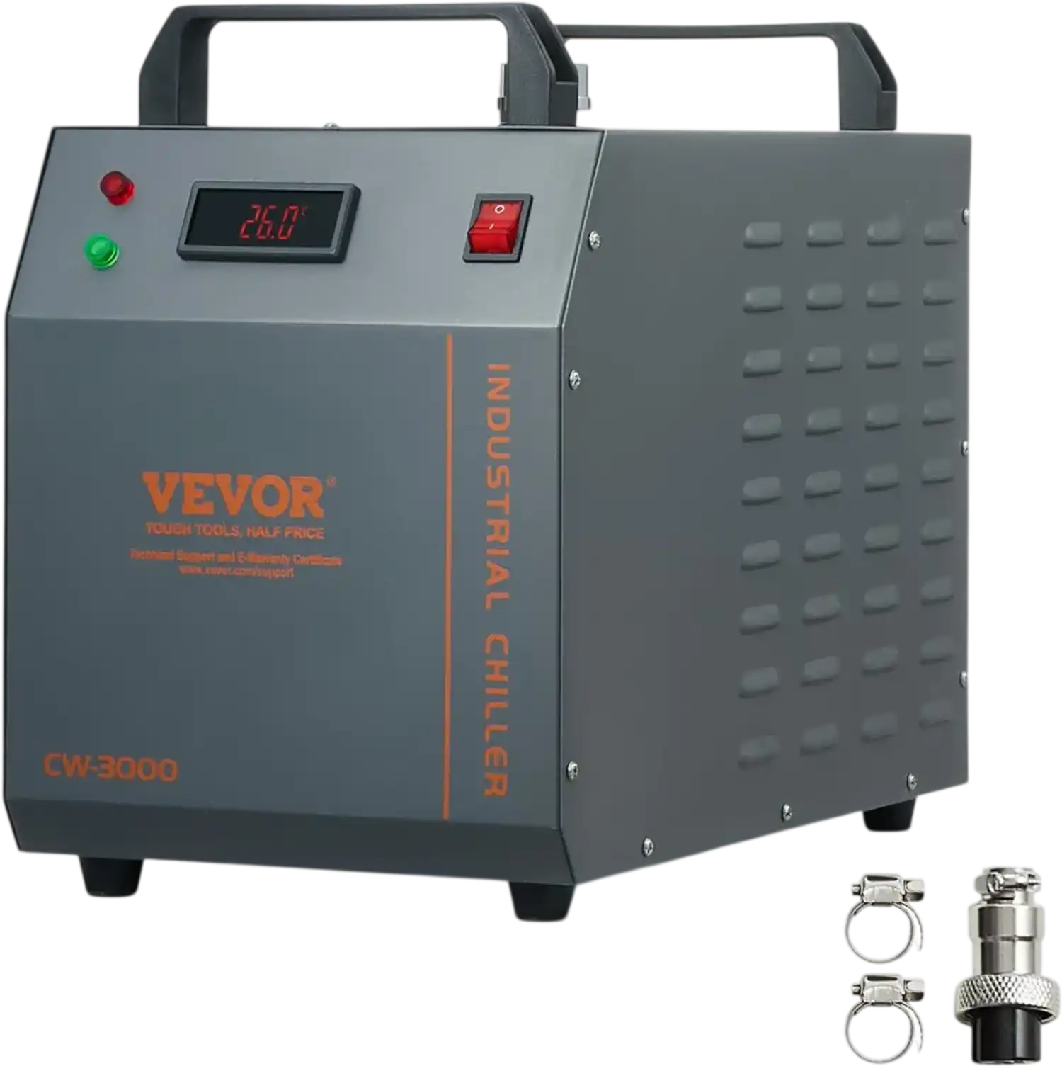Vevor Industrial Water Chiller Air-Cooled 12 L Cooling System New