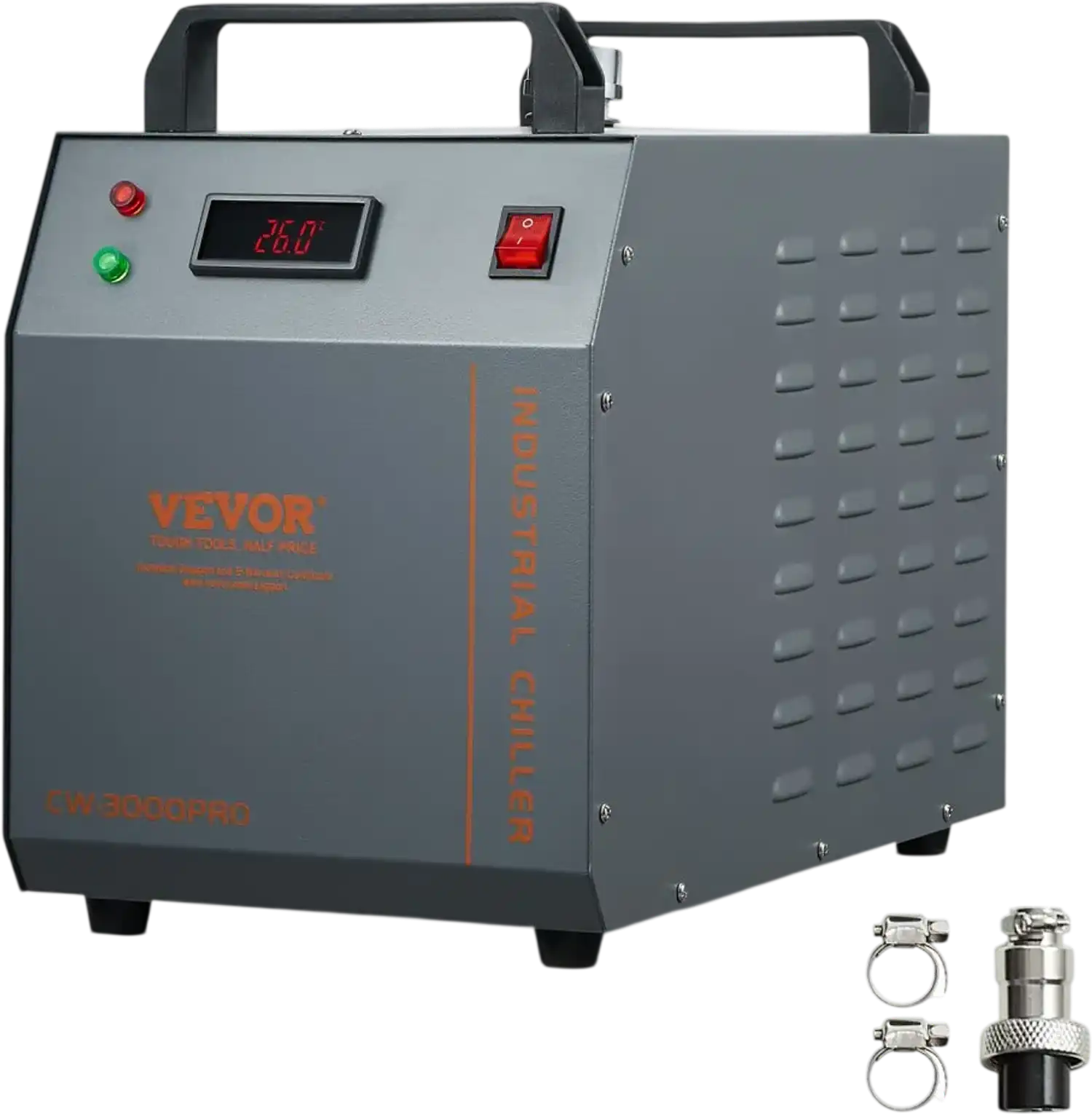 Vevor Industrial Water Chiller Air-Cooled 150W Cooling System for Laser Engraving Machines New
