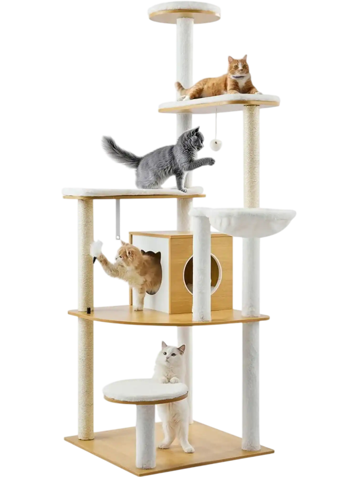 Vevor Cat Tree Multi-Level Cat Condo 68.9