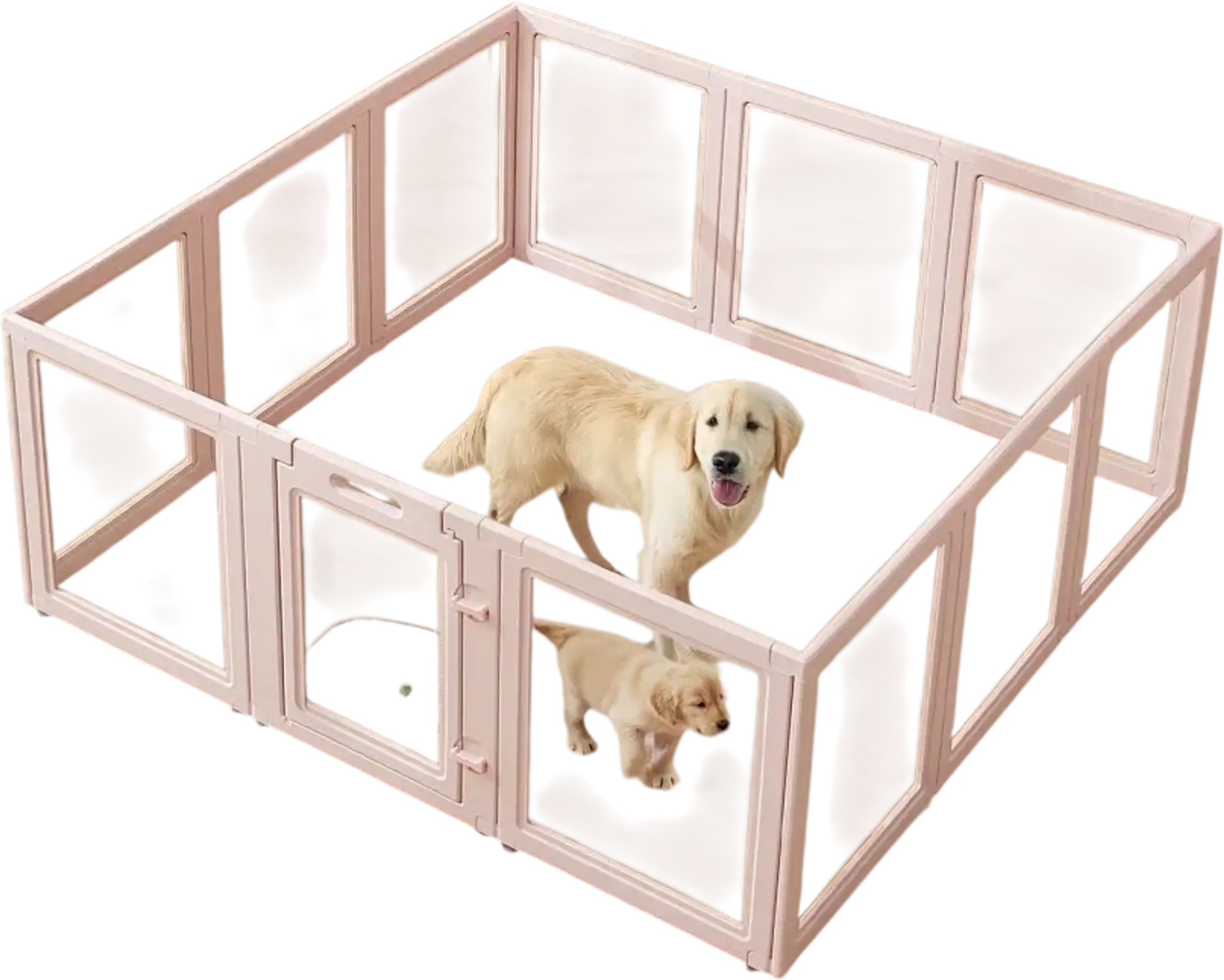 Vevor Dog Whelping Box Transparent Playpen for X-Large Dogs 60