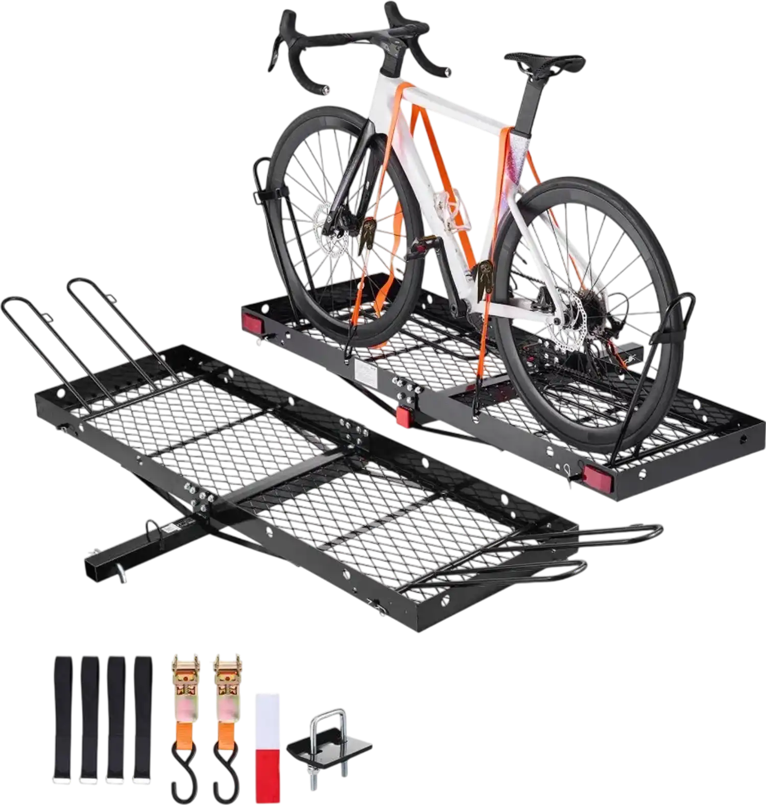 Vevor Hitch Cargo Carrier with Bike Racks 62