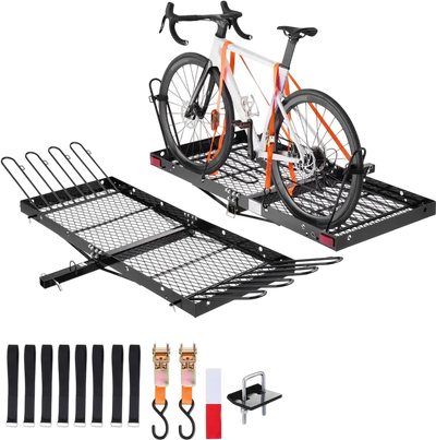 VEVOR Hitch Cargo Carrier with Bike Racks, 62