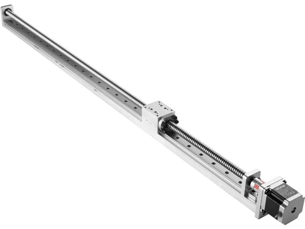 VEVOR Linear Guide, 1000 mm Stroke Work Size, Ball Screw Motion CNC Linear Guide Stage Actuator, Motorized Nema 23 Stepper Motor, High Precision, for Engraving Machine CNC Milling Machine 3D Printer