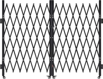 Vevor Security Gate Double Folding Lockable Scissor Gate 129.92