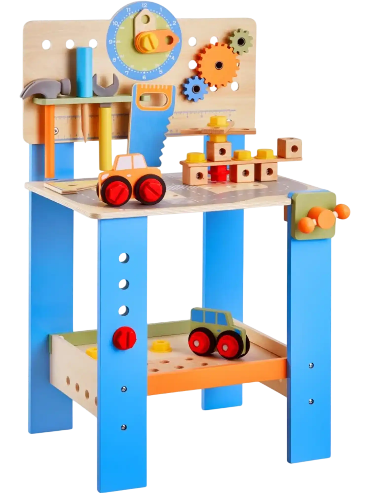 Vevor Workbench Toy Wooden Kids Tool Bench 62-Pc 16