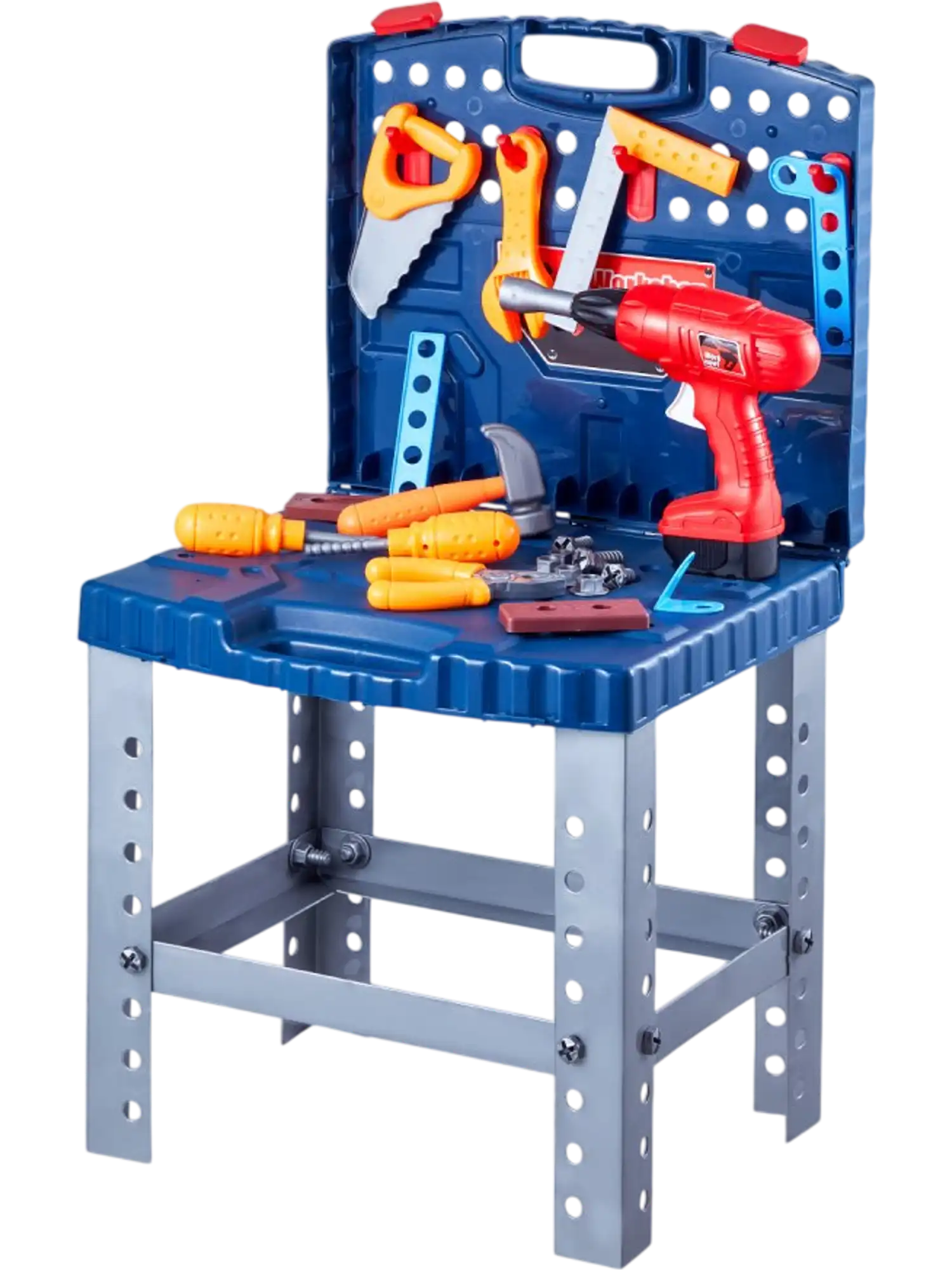 Vevor Workbench Toy Kids Tool Bench with Realistic Tools and Electric Drill New