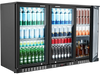 VEVOR Back Bar Cooler, 11.4 Cu.Ft Commercial Beverage Refrigerator with 3 Glass Door, Large Under Counter Fridge w/ LED Lighting, Shelf, Low-E Glass Display Cooler for Store, Lobby, Restaurant, Pub