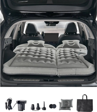 Vevor Car Mattress Inflatable Travel Bed for SUV Camping Gray New