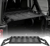 VEVOR Rear Trunk Cargo Rack, for 2007-2024 Jeep Wrangler JK 4-Door Hardtops, 300 lbs Capacity, Carbon Steel Basket Tray Interior Storage Luggage Carrier with Net, Shelf Stand Organizer for Camping Trip Gear, Black