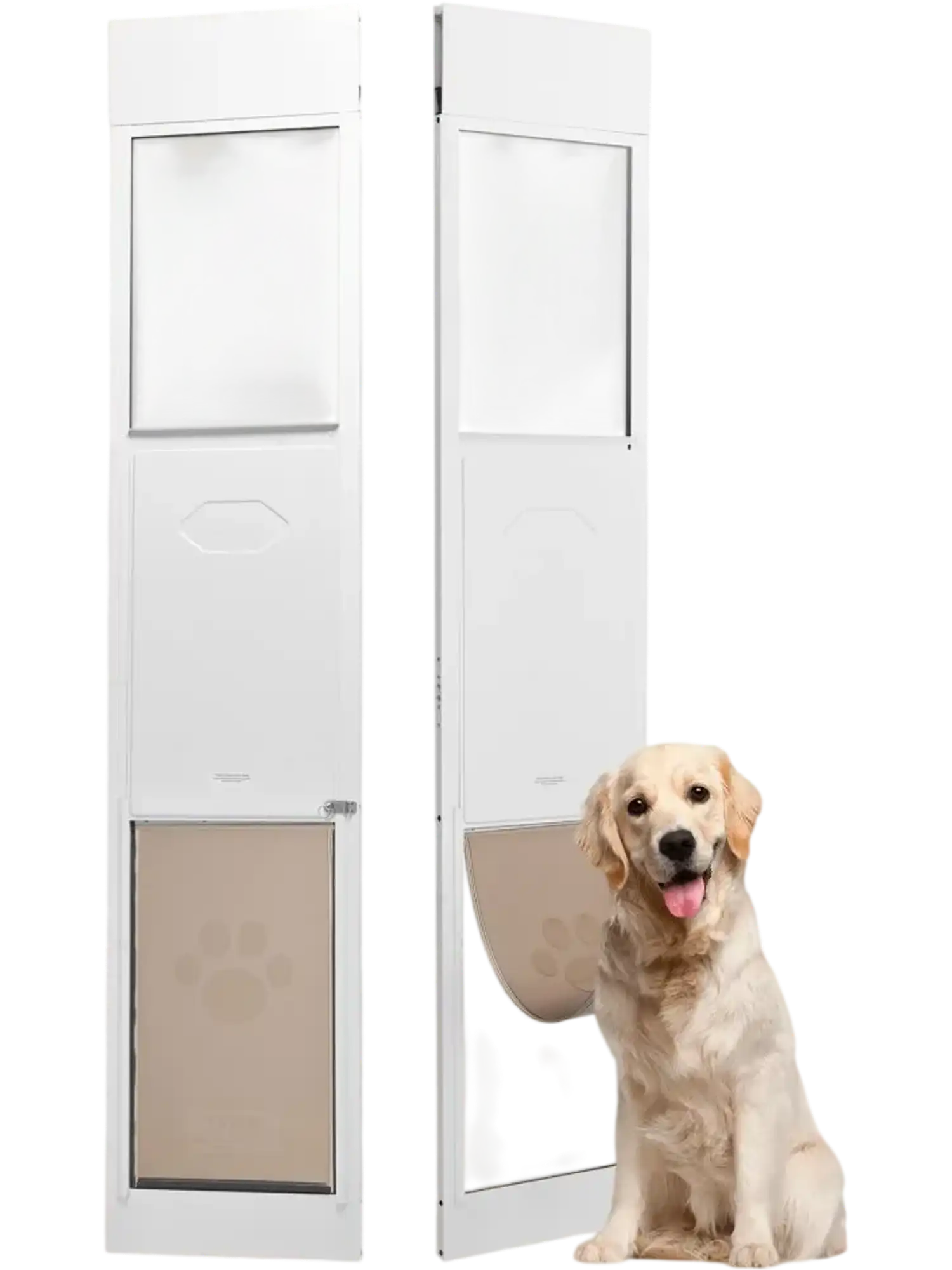 Vevor Dog Door Sliding Glass Door Adjustable Height XL New