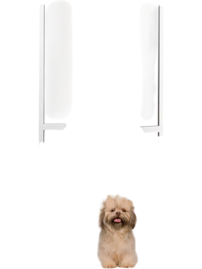 Vevor Dog Door Sliding Glass Adjustable Height Pet Door New