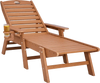 VEVOR Chaise Lounge Chair, 400 lbs Weight Capacity, 6 Positions Adjustable Patio Lounge Chair, Outdoor HDPE Lounge Chair with Backrest & Cup Holder, for Pool Poolside Deck Backyard Lawn, Brown