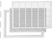 VEVOR Return Air Filter Grille, Fits W30 x H20in Duct Opening Size, Filter Included, Return Air Vent Cover for Wall, Powder-Coated Steel Return Air Grill Detachable Face/Door for 1 inch Filters