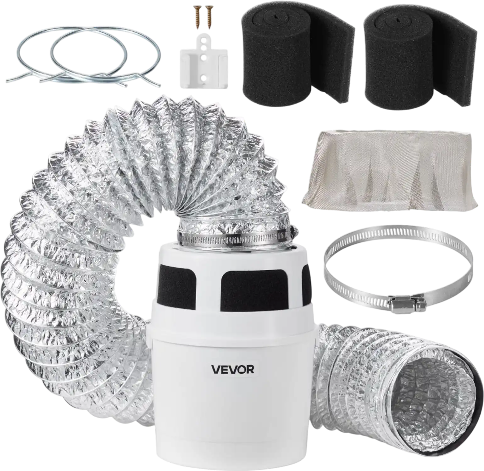 Vevor Dryer Vent Kit 3-in-1 Indoor Vent Kit with Bucket for Electric Dryer 4