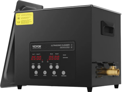 Vevor Ultrasonic Cleaner 10L Digital Cleaning Machine with Heater & Timer New