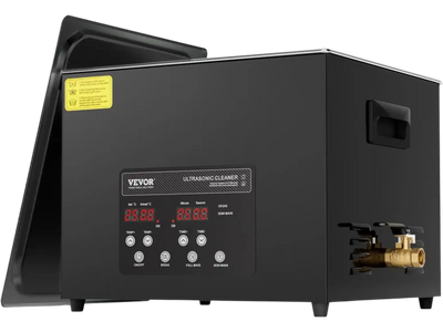 VEVOR 15L Ultra Sonic Cleaner, 360W Digital Ultrasonic Cleaning Machine with Gentle Mode & Upgraded Degassing, 40kHz Industrial Ultrasound Cleaner with Heater & Timer for Retainer, Jewelry, Tools
