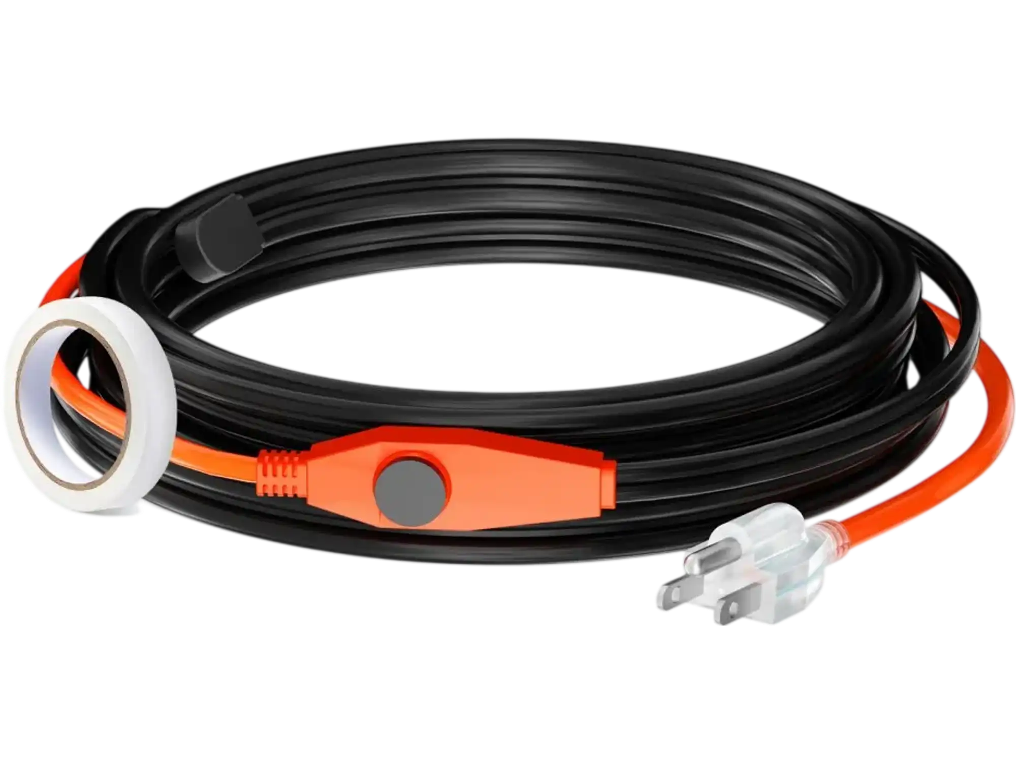 Vevor Pipe Heating Cable 24' 7W/FT Heat Tape with Built-in Thermostat New