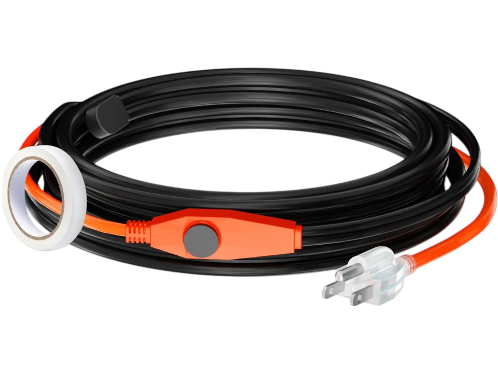 Vevor Pipe Heating Cable 18' Water Pipe Warmer with Built-in Thermostat New