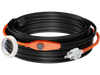 VEVOR Pipe Heating Cable, 80FT 7W/FT Heat Tape for Pipes with Built-in Thermostat, Water Pipe Heat Cable Protects PVC Hose, Metal and Plastic Pipe from Freezing