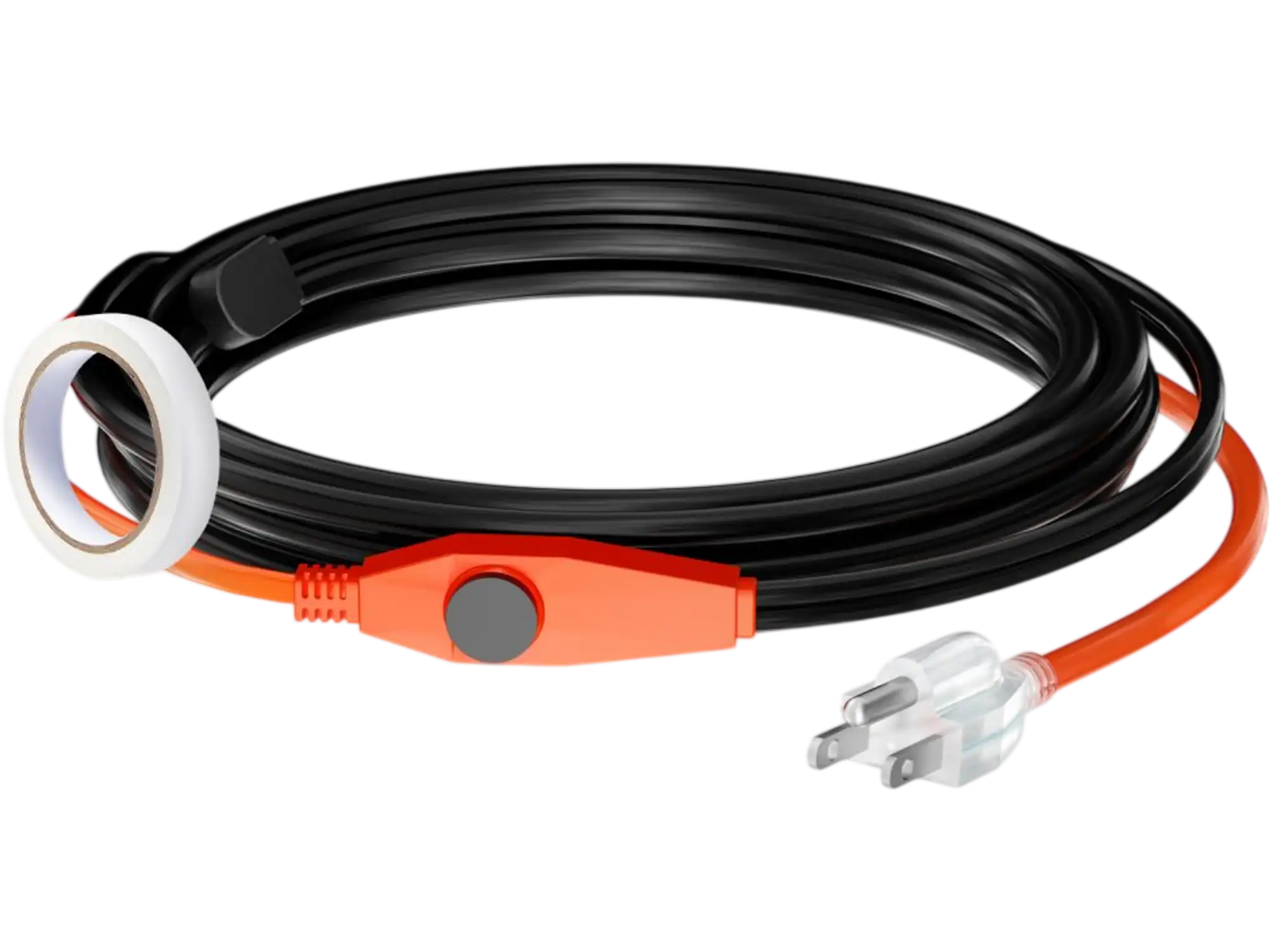 Vevor Pipe Heating Cable 9' Heat Tape with Built-in Thermostat New