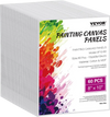 VEVOR Canvas Boards for Painting, 8 x 10 Inch White Canvases for Painting, 60 Pack Painting Canvas Panels for Sketching, Acrylic and Oil Painting, Watercolor, Paint Canvas for Kids and Professionals