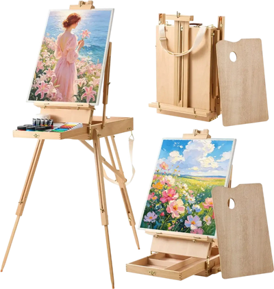 Vevor French Easel Portable Foldable Sketchbox Stand New