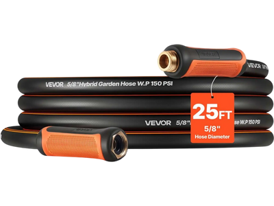 VEVOR Garden Hose, 25 ft 5/8