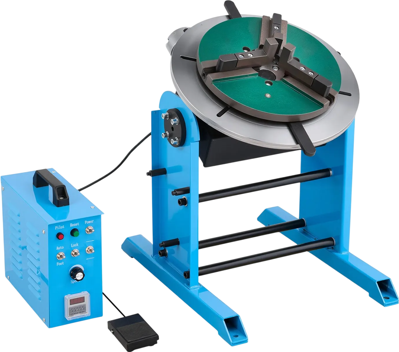 Vevor Rotary Welding Positioner -45° to 90° Tilt Angle 0.5-5 RPM 441 lb. Capacity New