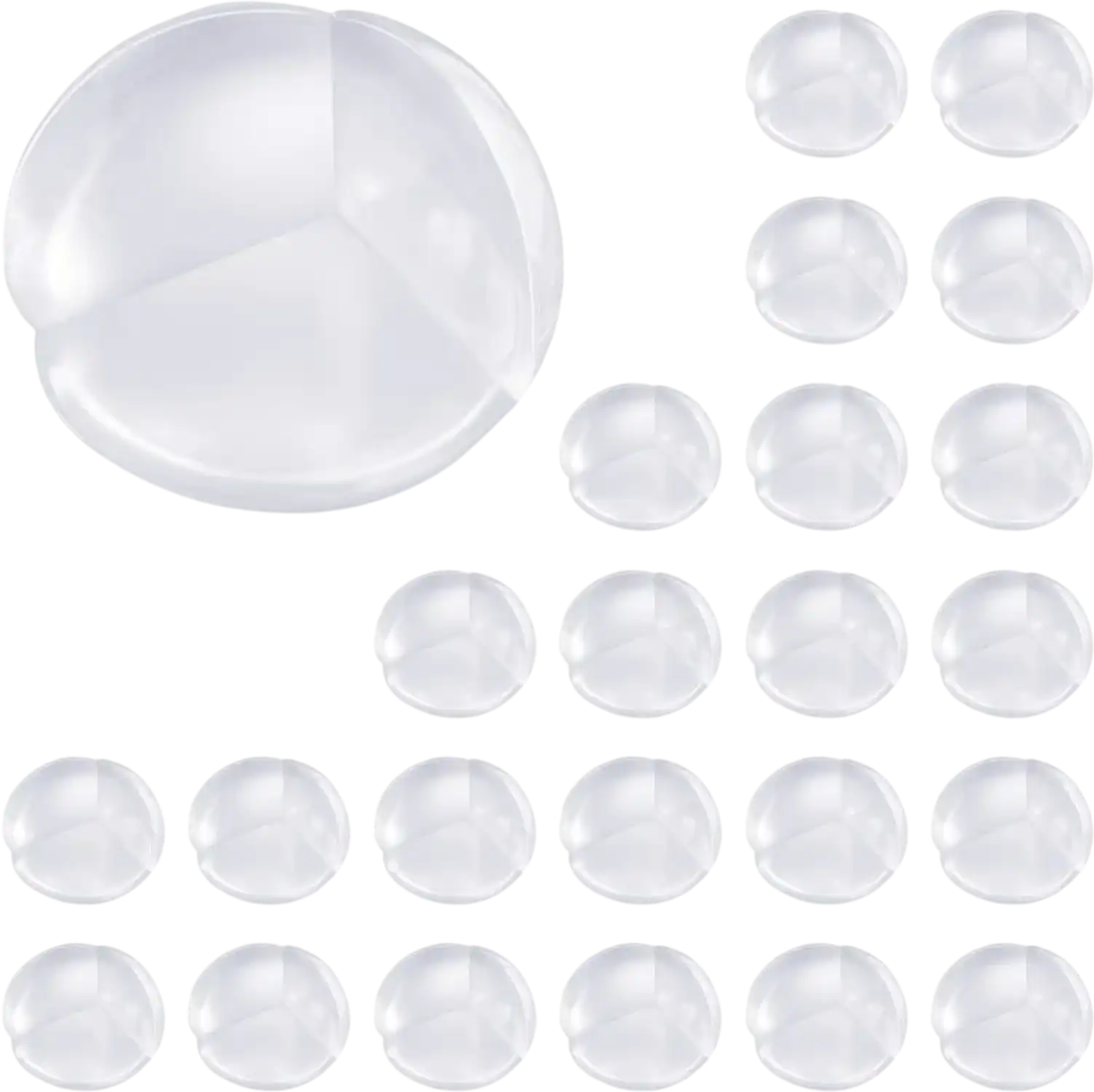 Vevor Corner Protectors 24-Pack Clear Table Corner Guards New