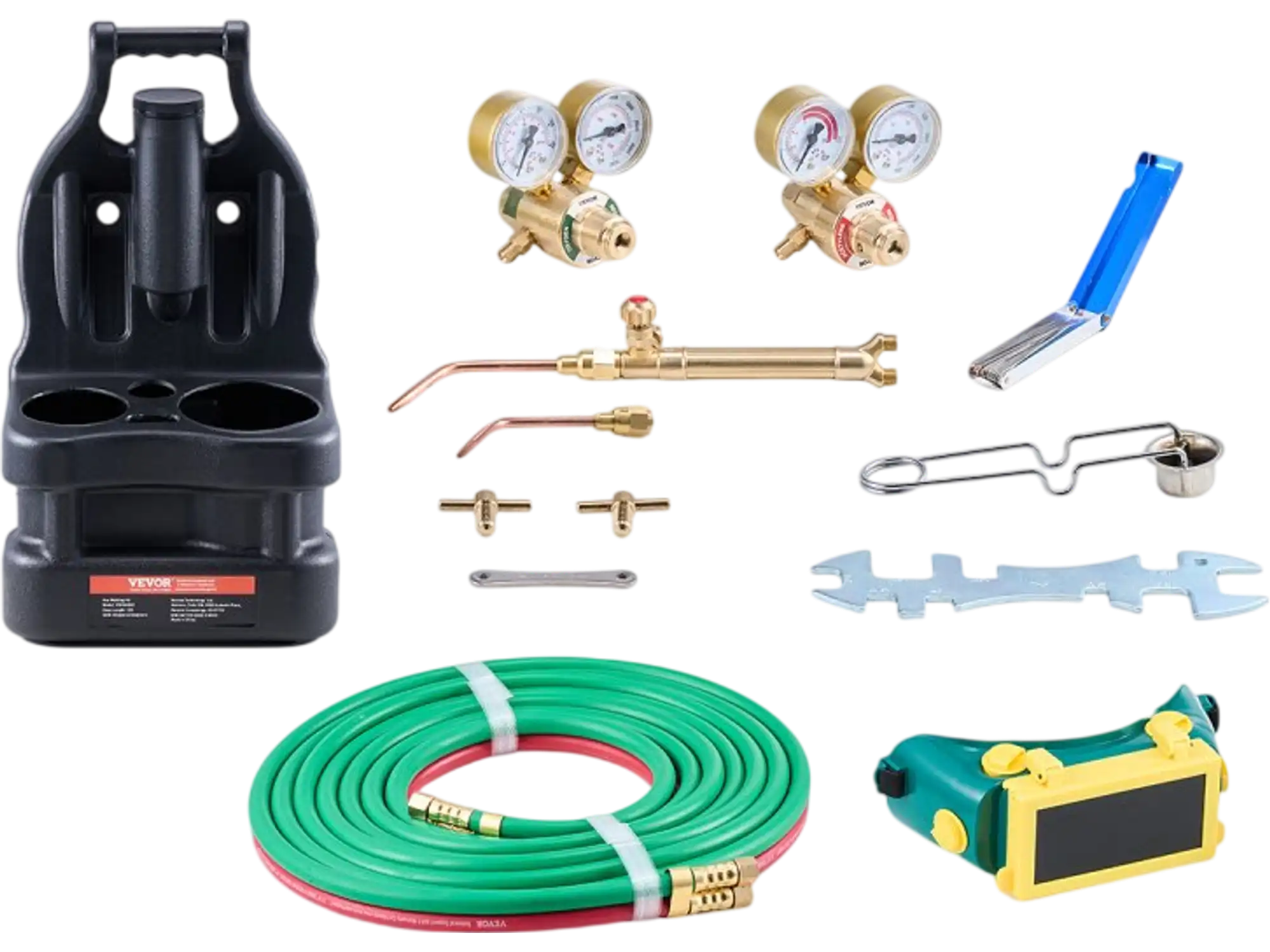 Vevor Oxygen Acetylene Torch Kit Portable 14PCS Brazing Set with 177