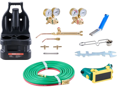 Vevor Oxygen Acetylene Torch Kit Portable 14PCS Brazing Set with 177